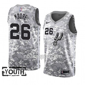San Antonio Spurs Ben Moore 26 2018-19 Nike Harmaa Pelipaidat Swingman - Lasten